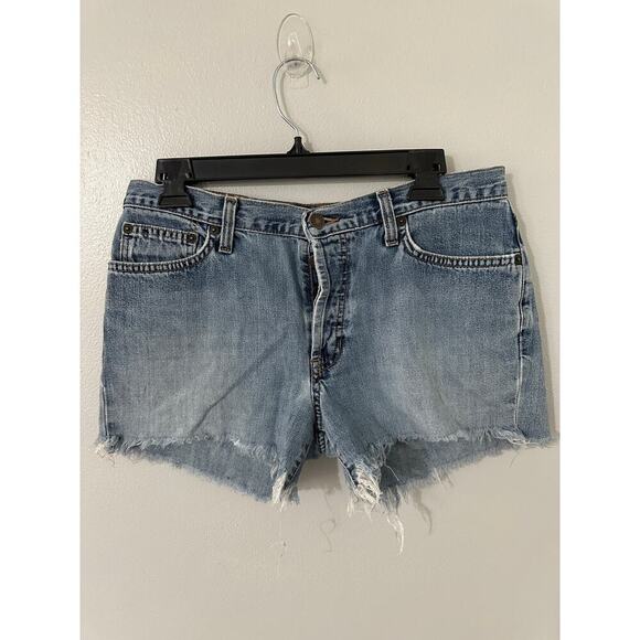 Abercrombie & Fitch Mid-Rise Cut Off Shorts 1892 sz 29 - Picture 1 of 5